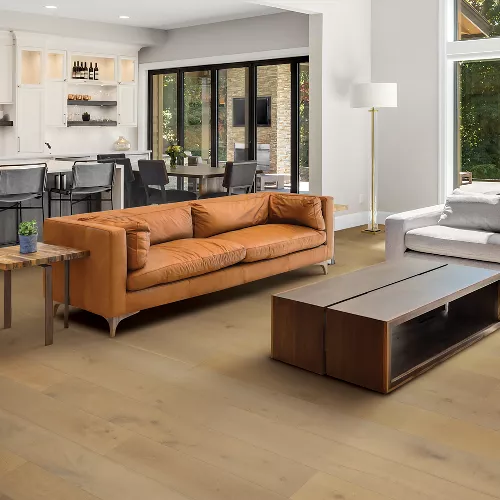 Mohawk TecWood Select Wood and Laminate Coral Shores Tamaring Oak living room