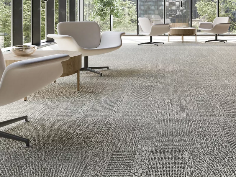 carpet installation in commercial building