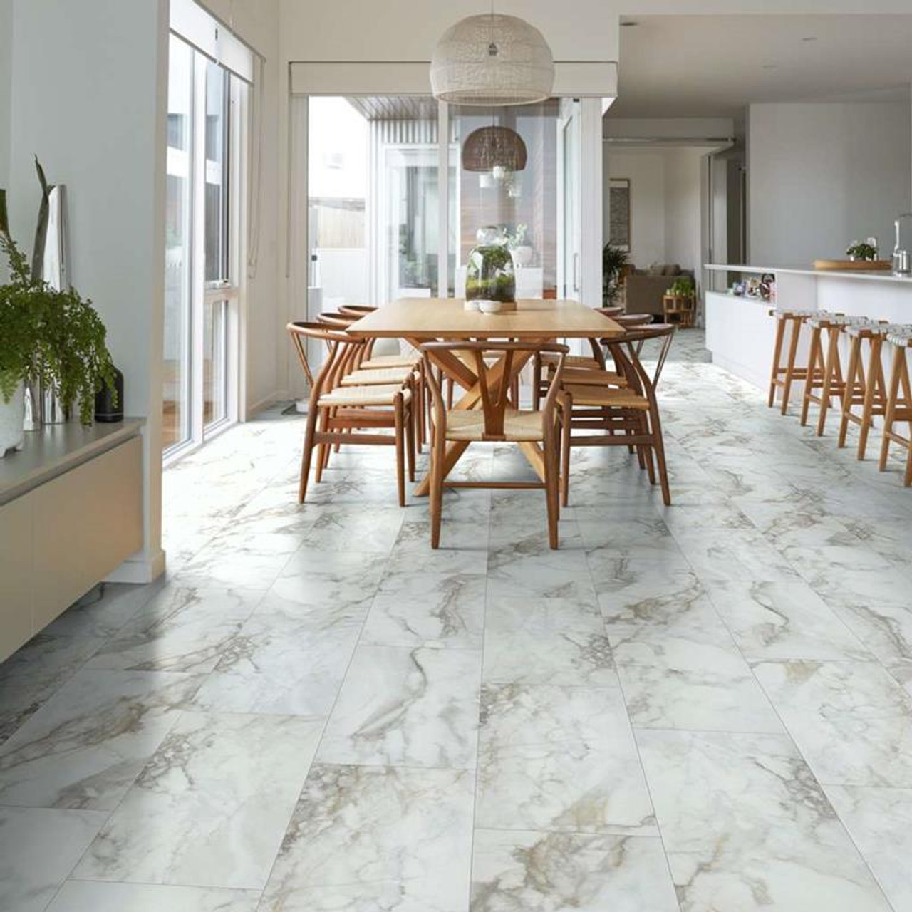 Shaw floors vinyl flooring installation in kitchen Charlotte