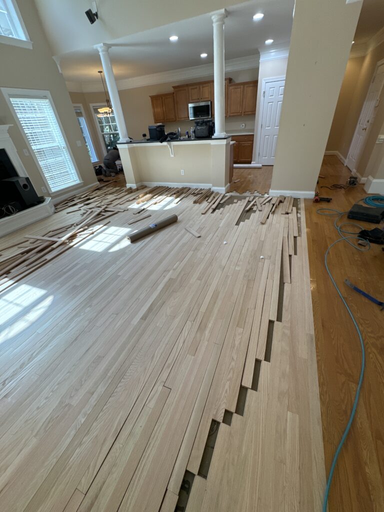 hardwood floor installation Charlotte